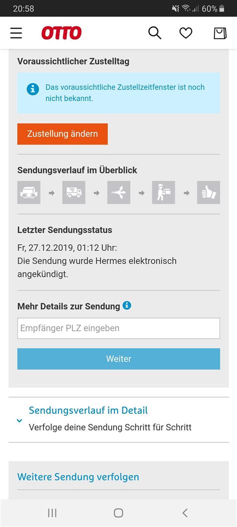 hermes paket zustellung ändern|Hermes lieferung ändern.